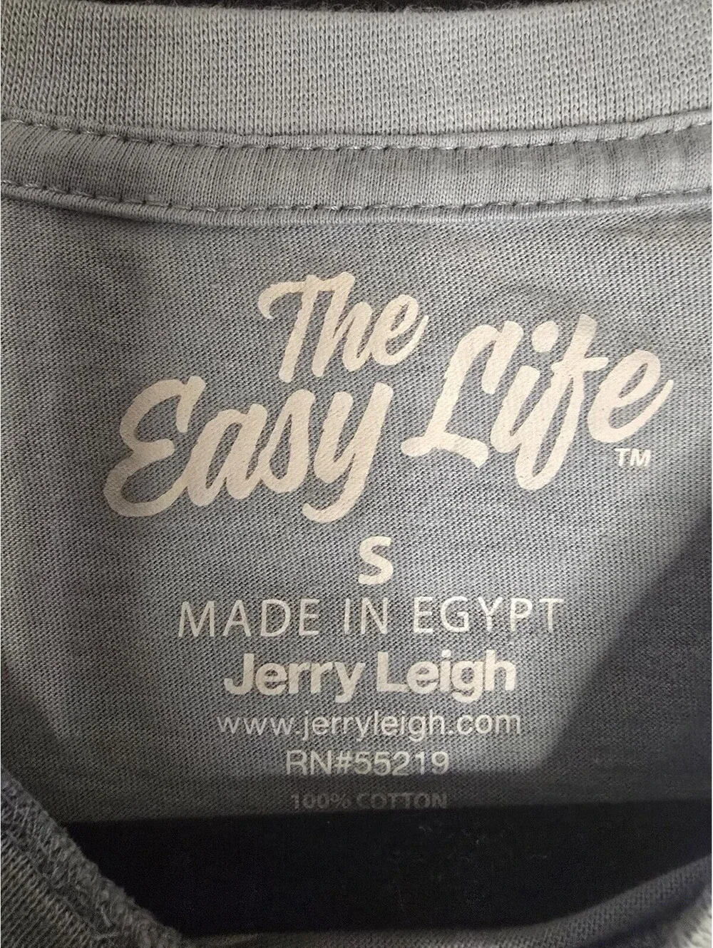 The Easy Life Jerry Leigh T-Shirt Mens Size S Navy Bear Hiking Outdoor Gear Tee